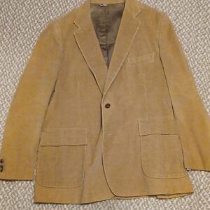 Foursome Linell LtdMen's Classic Camel Corduroy Blazer